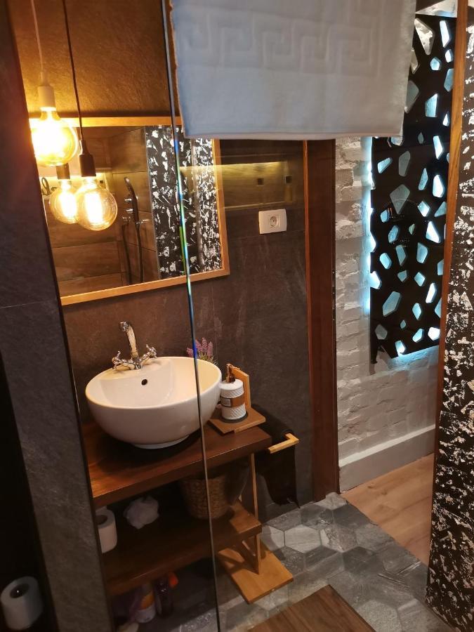 Studio Apartman Black & White Centar Sarajevo Free Parking المظهر الخارجي الصورة