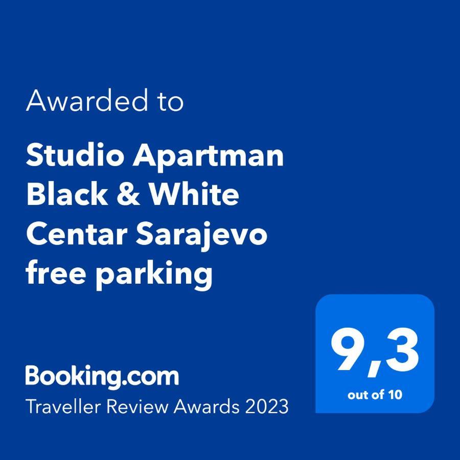 Studio Apartman Black & White Centar Sarajevo Free Parking المظهر الخارجي الصورة